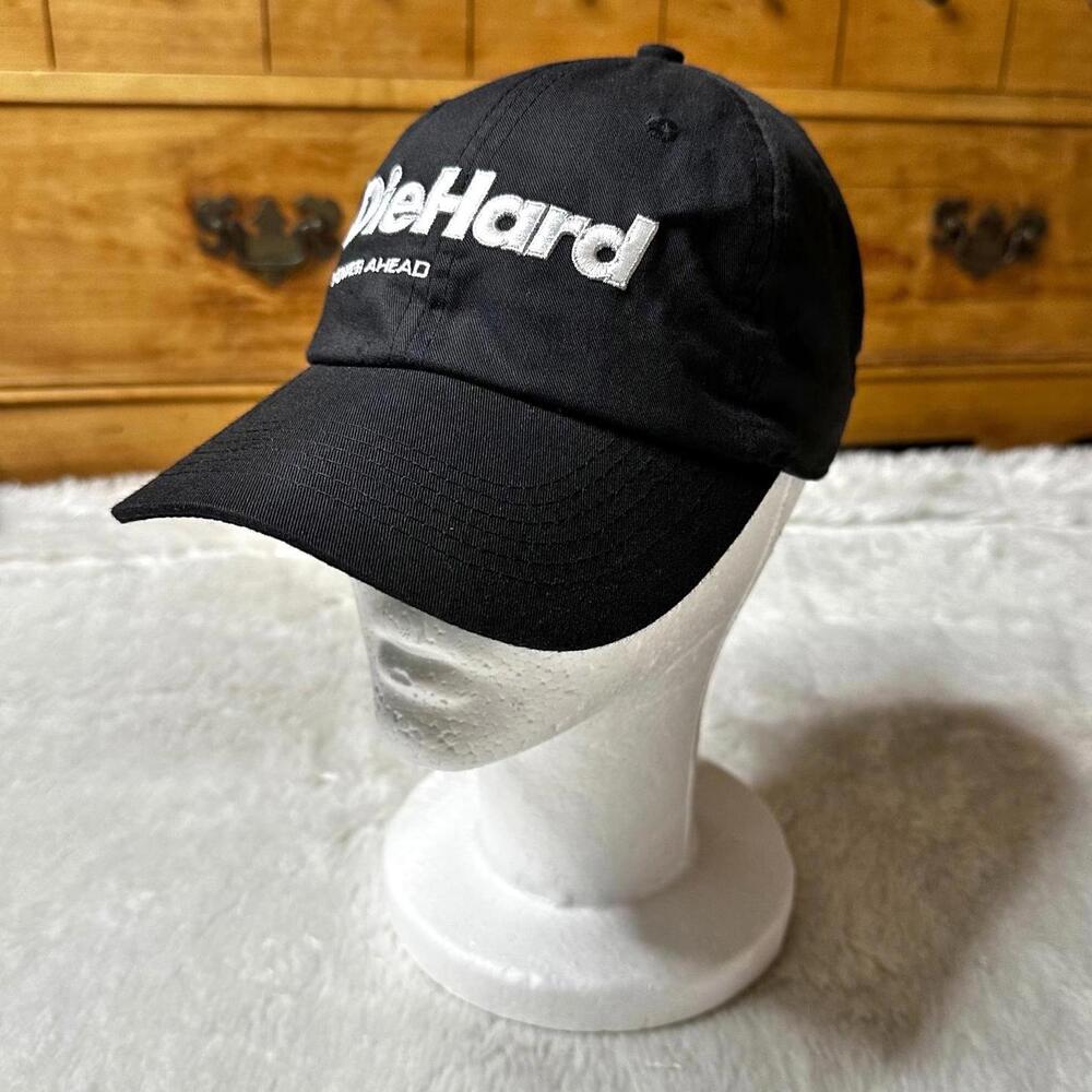 DieHard Black Baseball Cap Adjustable Unisex Automotive OS